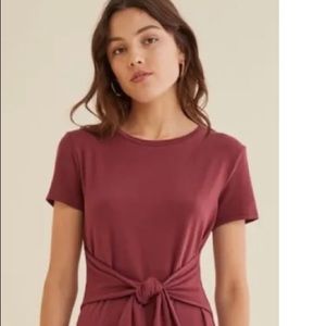 Summer  tie-front dress